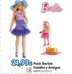 Don Dino Barbie - pack familia y amigos oferta