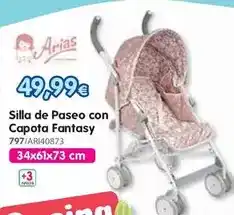 Don Dino Arias - silla de paseo con capota fantasy oferta