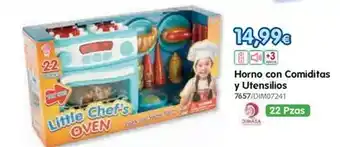 Don Dino Horno con comditas y utensilios oferta