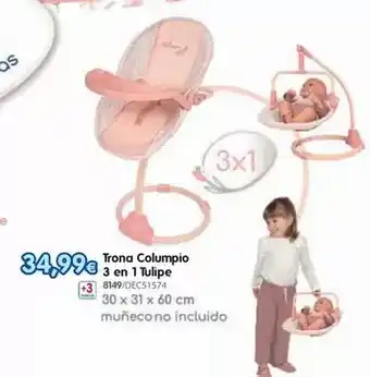 Don Dino As - trona columpio 3 en 1 tulipe oferta