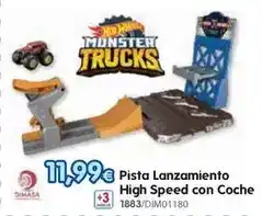 Don Dino Monster - pista lanzamiento high speed con coche oferta