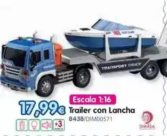 Don Dino Trailer con lancha oferta