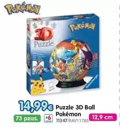 Don Dino Puzzle 3d ball pokemon oferta