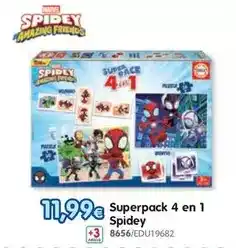 Don Dino Marvel - superpack 4 en 1 spidey oferta
