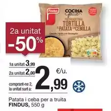 BonpreuEsclat Findus - patata i ceba per a truita oferta