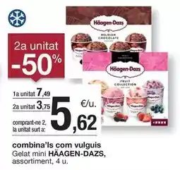 BonpreuEsclat Häagen-dazs - gelat mini oferta