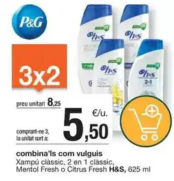 BonpreuEsclat H&s - xampu classic oferta