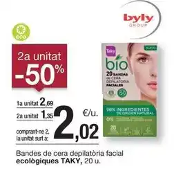 BonpreuEsclat Eco - bandes de cera depilatoria facial logiques oferta