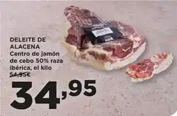 Alimerka Deleite de alacena - centro de jamón de cebo 50% raza ibérica oferta