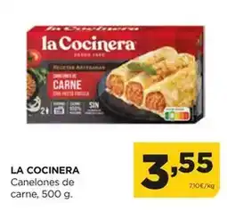 Alimerka La cocinera - canelones de carne oferta