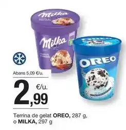 BonpreuEsclat Oreo - terrina de gelat oferta