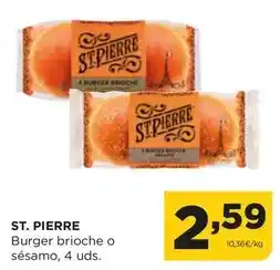 Alimerka St. pierre burger brioche o sesamo oferta