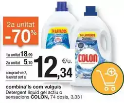 BonpreuEsclat Colon - detergent liquid gel acitio o sensacions oferta