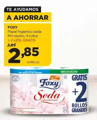 Alimerka Foxy - papel higienico seda oferta