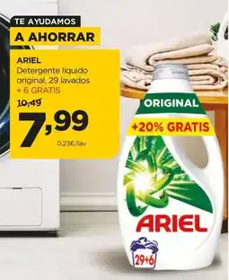 Alimerka Ariel - detergente liquido original oferta