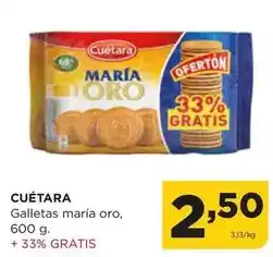 Alimerka Cuétara - galletas maría oro oferta