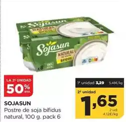 Alimerka Sojasun - postre de soja bifidus natural oferta