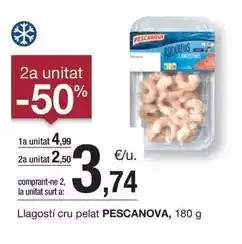 BonpreuEsclat Pescanova - llagosti cru pelat oferta