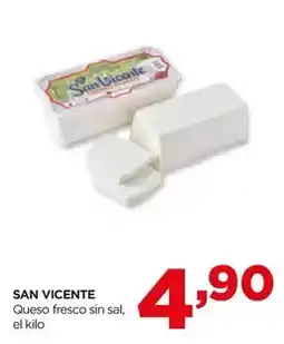 Alimerka San vicente - queso fresco sin sal oferta