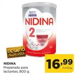 Alimerka Nidina - preparado para lactantes oferta