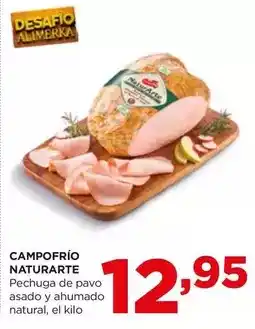 Alimerka Campofrío - pechuga de pavo asado y ahumado natural oferta