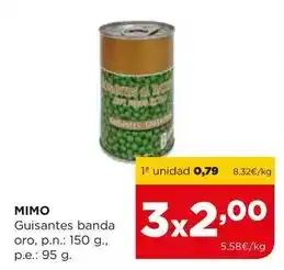 Alimerka Oro - guisantes banda oferta