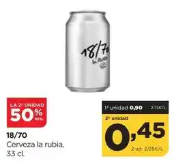 Alimerka La rubia - cerveza oferta
