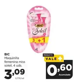 Alimerka Bic - maquinilla femenina miss soleil oferta