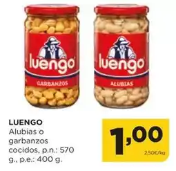 Alimerka Luengo - alubias o garbanzos cocidos oferta
