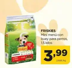 Alimerka Friskies - mini menu con buey para perros oferta