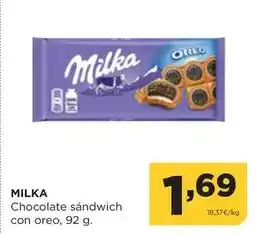 Alimerka Milka - chocolate sandwich con oreo oferta