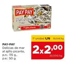 Alimerka Pay pay - delicias de mar al ajillo picante oferta