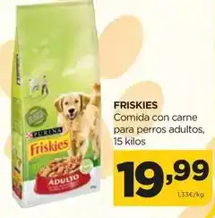 Alimerka Purina - friskies comida con carne para perros adultos oferta