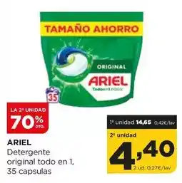 Alimerka Ariel - detergente original todo en 1 oferta