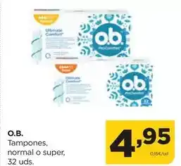 Alimerka Ob - tampones normal o super oferta