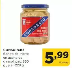 Alimerka Consorcio - bonito del norte en aceite de girasol oferta