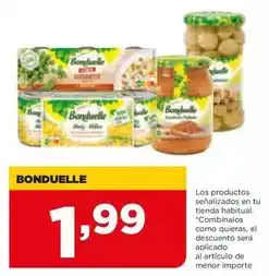 Alimerka Bonduelle - los productos senalizados en tu tienda habitual oferta