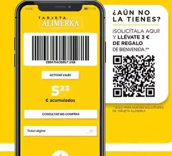 Alimerka Alimerka - tarjeta oferta