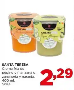 Alimerka Santa teresa - crema fria de pepino y manzana o zanahoria y naranja oferta