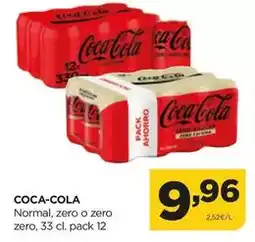 Alimerka Coca-cola - normal, zero o zero zero oferta