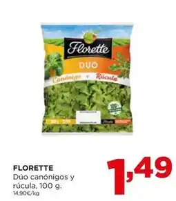 Alimerka Florette - dúo canónigos y rúcula oferta