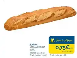 Cash Ecofamilia Barra viena espiga oferta