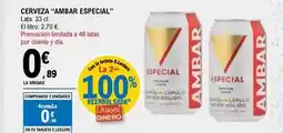 E.Leclerc Ambar - especial cerveza oferta