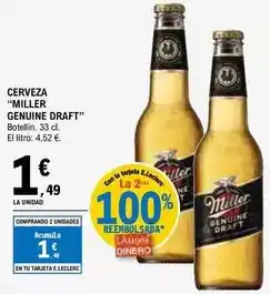 E.Leclerc Miller - cerveza oferta