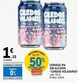 E.Leclerc Premium - cerveza ipa sin alcohol oferta