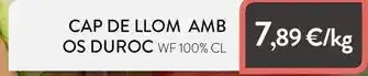 Plusfresc Duroc - cap de llom wf 100% oferta