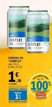 E.Leclerc Complot - cerveza ipa oferta