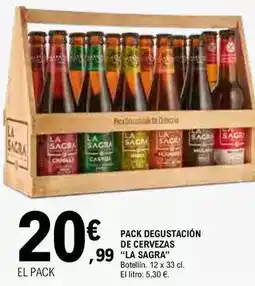 E.Leclerc La sagra - pack degustación de cervezas oferta