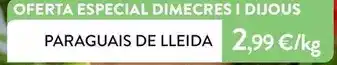 Plusfresc Paraguais de lleida oferta