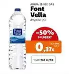 Plusfresc Font vella - aigua sense gas oferta